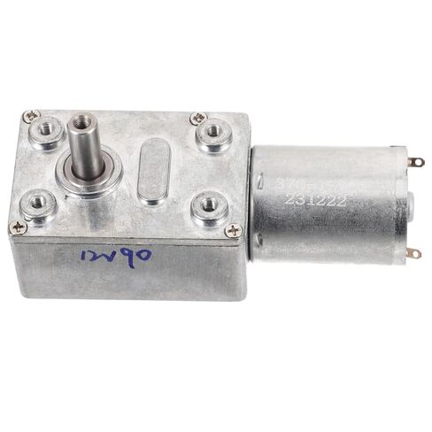 OSALADI 8MM Hollow Shaft Turboworm Gear Motor High Torque Self-Locking Mini Electric Motor for DIY Robotics 1pcs in Saudi Arabia
