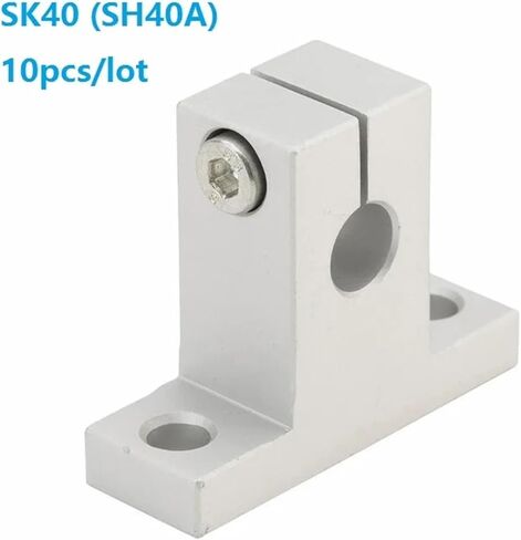 10pcs/lot SK40 40mm Shaft Linear Guide Rail Shaft Support Bearing end Bearings in Saudi Arabia