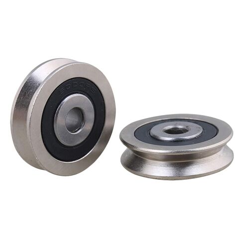 BQLZR ID6xOD30xT8mm 6000RS V على شكل محامل عجلة دليل فولاذية للأبواب بكرة حزمة من 2 in Saudi Arabia