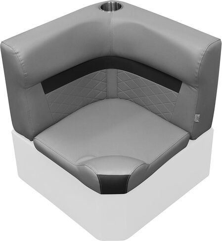 Wise DLX133-1905 DLX Series Pontoon Corner Cushion Set - Marble/Reef Stone in Saudi Arabia