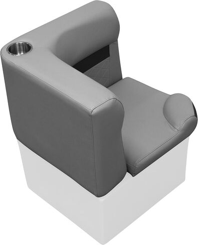 Wise DLX133-1905 DLX Series Pontoon Corner Cushion Set - Marble/Reef Stone in Saudi Arabia