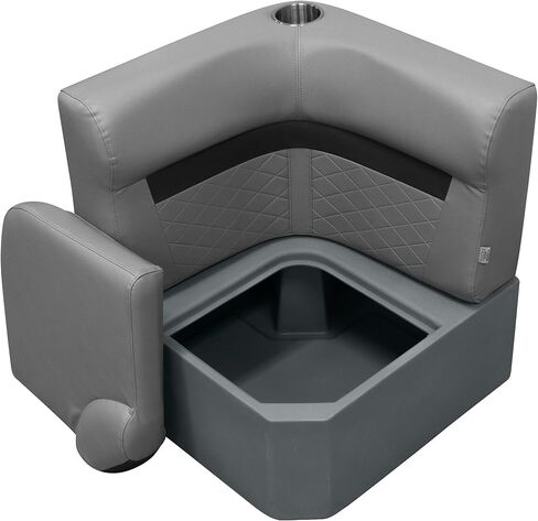 Wise DLX133-1905 DLX Series Pontoon Corner Cushion Set - Marble/Reef Stone in Saudi Arabia