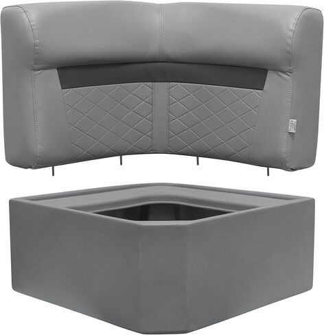 Wise DLX133-1905 DLX Series Pontoon Corner Cushion Set - Marble/Reef Stone in Saudi Arabia