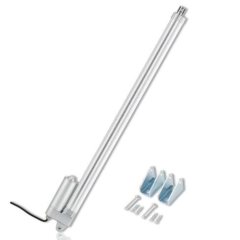 Heavy Duty Linear Actuator 12V, 617lbs/2800N, 0.2"/s Speed, IP67Waterproof Linear Motion Actuators with Mounting Brackets, for Cabinet, Window/Door Opener, Solar Tracker, RV Equipment (20 Inch Stroke) in Saudi Arabia