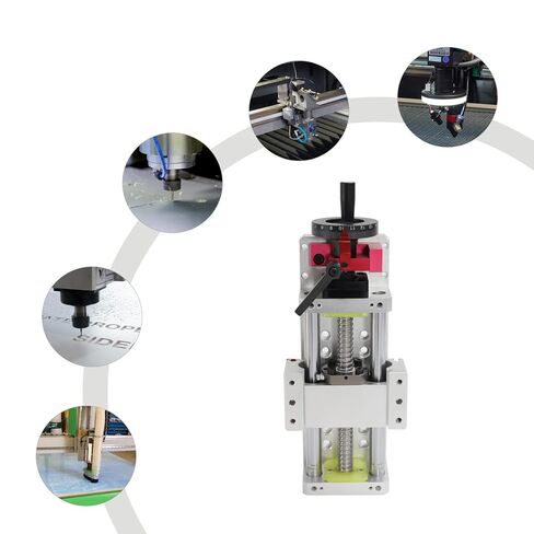 Linear Stage Actuator Travel, 100/200MM Linear Guide Rail CNC Slide Stage Actuator Ball Screw Motion Table (100mm, KR60S) in Saudi Arabia