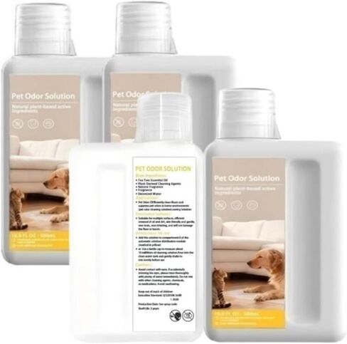 محلول رائحة الحيوانات الأليفة، 16.9 أونصة. متوافق مع Dreame X50 Pro / X50 Plus / X50 Pro Ultra / X50 Max / X50 Master / X50 Ultra / X50 / X20 / X20pro (4 قطع) in Kuwait