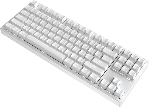 IROK FE87/104 RGB Mechanical Keyboard, Hot Swappable Gaming Keyboard, Customizable Backlit, Magnet Upper Cover Type-C Wired Keyboard for Mac Windows-White/Brown Switch in Saudi Arabia