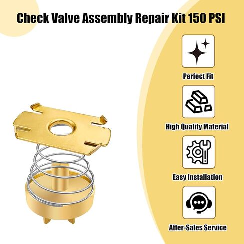 905-051 طقم إصلاح مجموعة صمامات الفحص 150 رطل لكل بوصة مربعة متوافق مع قواطع فراغ الضغط Fengco 765 1/2 بوصة و3/4 بوصة، يستبدل 765CBV 765DBV 300-096 630-108 in Kuwait