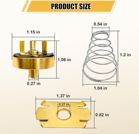 905-051 طقم إصلاح مجموعة صمامات الفحص 150 رطل لكل بوصة مربعة متوافق مع قواطع فراغ الضغط Fengco 765 1/2 بوصة و3/4 بوصة، يستبدل 765CBV 765DBV 300-096 630-108 in Kuwait