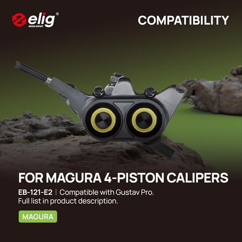 وسادات فرامل قرص الدراجة من ELIG لـ Magura Gustav Pro 4 Piston｜الدراجة الجبلية/eMTB/Trail/All Mountain/Downhill/Enduro/SUV in Kuwait