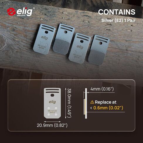 وسادات فرامل قرص الدراجة من ELIG لـ Magura Gustav Pro 4 Piston｜الدراجة الجبلية/eMTB/Trail/All Mountain/Downhill/Enduro/SUV in Kuwait