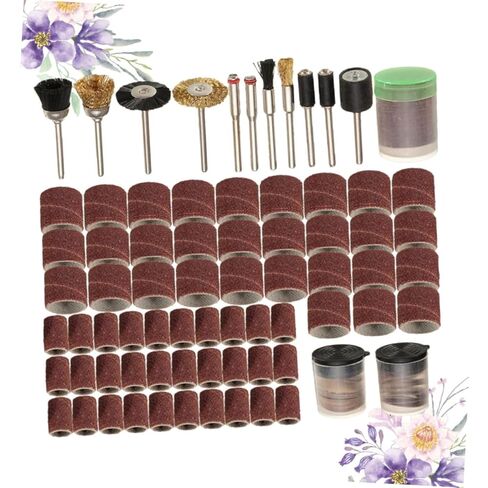 DECHOUS 1 Set Electric Grinding Accessories Kit Sanding Bands Grinding Heads Polishing Tools for Rotary Tool Use for Surface Cleaning in Saudi Arabia