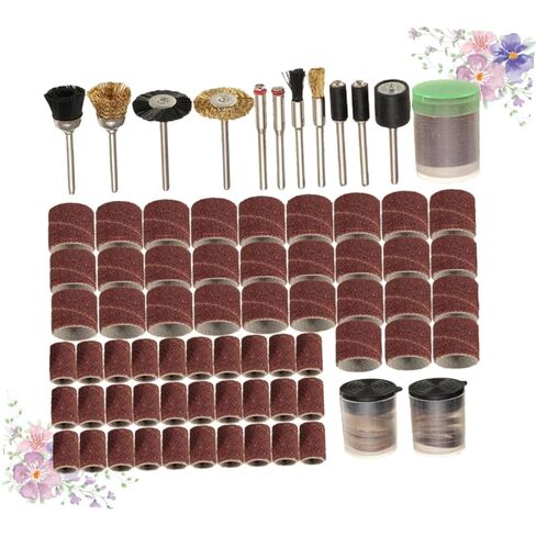 DECHOUS 1 Set Electric Grinding Accessories Kit Sanding Bands Grinding Heads Polishing Tools for Rotary Tool Use for Surface Cleaning in Saudi Arabia