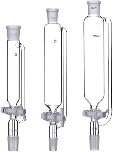 1 x 25ml to 1000ml Constant Pressure Separating Funnel with PTFE Piston, Dropping Funnel for Laboratory Extraction Experiments(500ml 29x29) in Saudi Arabia