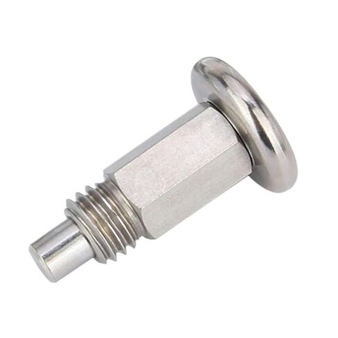 VCN231 Carbon Steel with Zinc-Plated Threaded Indexing Locating Pins Stailless Self-Locking/Return Type Index Screw/Bolt 1Pcs(VCN231-B,M6(Thread 0.75)) in Kuwait