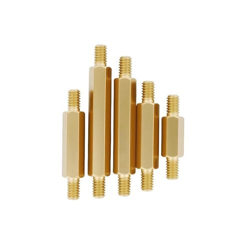 M3 M4 Hex Brass Motherboard Standoff Male to Board Rack Stud Spacing Screws Hexagonal PCB Column Pillar Spacers Standoffs(26mm(5pcs)) in Kuwait