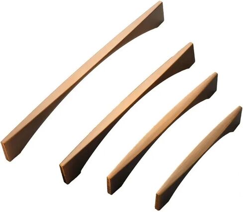 مقبض درج العتيقة برونزية الذهبي خزانة مشروبات خزانة باب الأثاث الأجهزة سبائك الزنك 1 قطعة (الذهبي-192 مللي متر) in Kuwait