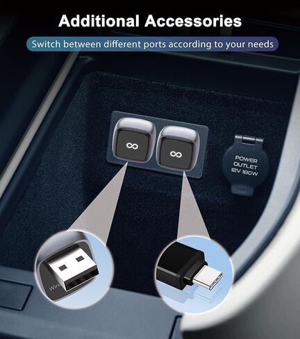 يدعم محول Carplay اللاسلكي ، والتوصيل والتشغيل ، Carplay+ Android Auto و Mini ومحول CarPlay اللاسلكي المستقر ، متوافق مع Apple iOS 10+ وسيارات CarPlay السلكية المصنعة بعد عام 2016. in Kuwait