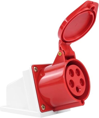 Solid industrial and socket 5 core 32A male and female docking waterproof explosion-proof aviation connector 380V(Concealed socket) in Saudi Arabia