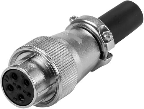 WS20 Aviation 2-3-4 core 5-6-7-9-12 pinhole TQZ female connector(WS20 5 core female connector) in Saudi Arabia