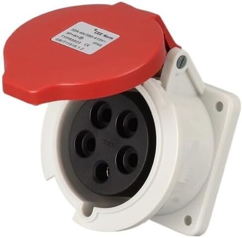 5-core 32A aviation industry and socket connector 6823TYP285/2823/5823(Concealed oblique socket TYPR3823) in Kuwait