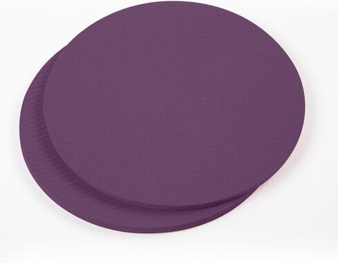 2PCS Yoga Knee Pads, Exercise Pads Elbows Wrist Hands Head Foam Pad Fits Standard Mat for Pain Free Joints in Yoga, Pilates, Floor Workouts Yoga Props and Accessories for Women/Men Cushions Knees-Purple in Saudi Arabia