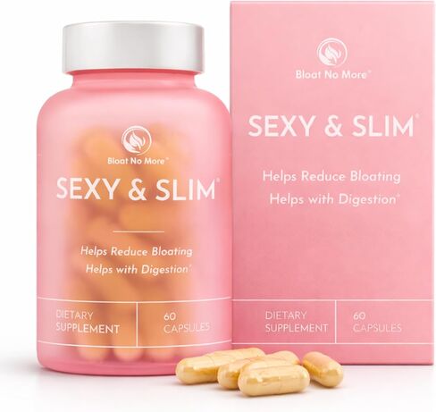 لا مزيد من الإنزيمات الهضمية - تخفيف الانتفاخ المثير والنحيف للنساء، يساعد على التخلص من الانتفاخ وتخفيف الغازات ويعزز الهضم مع الحلبة والهندباء - 60 قطعة in Kuwait
