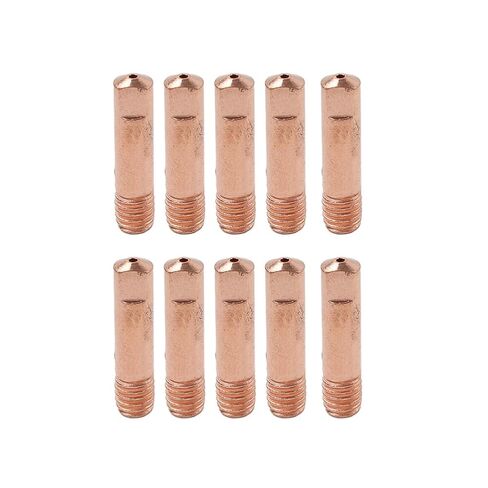 10x Tips 0.6mm/0.8mm/0.9mm/1.0mm/1.2mm .035 MIG Welding Gun Accessory Gas Diffusers Tip Holders Mig Nozzle in Saudi Arabia