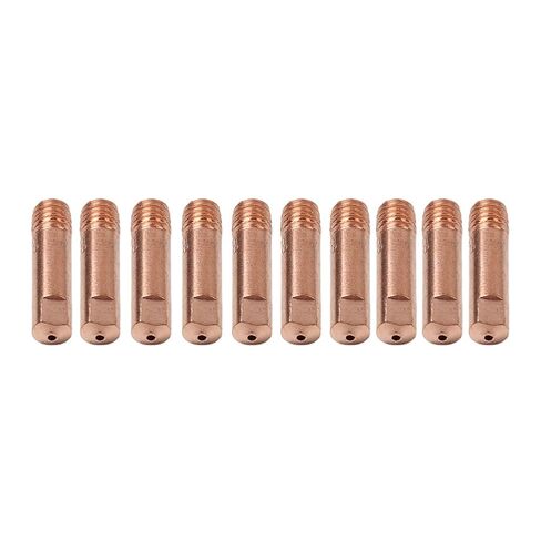 10x Tips 0.6mm/0.8mm/0.9mm/1.0mm/1.2mm .035 MIG Welding Gun Accessory Gas Diffusers Tip Holders Mig Nozzle in Saudi Arabia