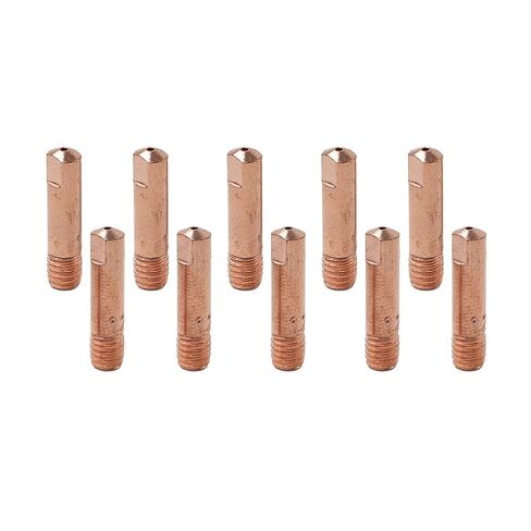 10x Tips 0.6mm/0.8mm/0.9mm/1.0mm/1.2mm .035 MIG Welding Gun Accessory Gas Diffusers Tip Holders Mig Nozzle in Saudi Arabia