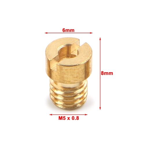10 Pieces Carburetor Carb Main Jet Kit 165 168 170 172 175 178 180 182 185 188 for PWK for Keihin for OKO CVK NSR KSR Set Injector Nozzle in Saudi Arabia