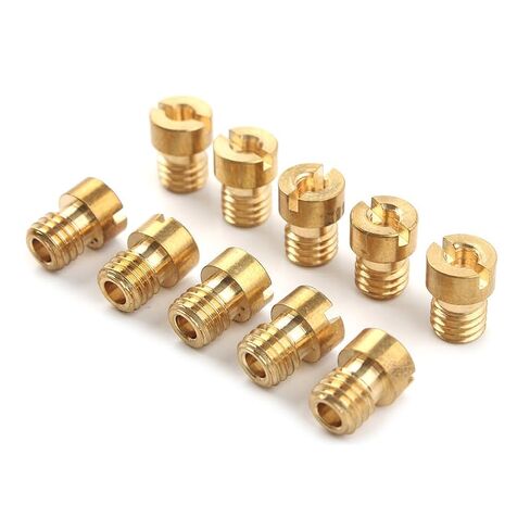 10 Pieces Carburetor Carb Main Jet Kit 165 168 170 172 175 178 180 182 185 188 for PWK for Keihin for OKO CVK NSR KSR Set Injector Nozzle in Saudi Arabia