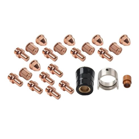 23 قطعة نصائح القطب قطع البلازما PD0088-12 فوهات الشعلة النحاس لقطع المشاعل CB70 60A in Saudi Arabia