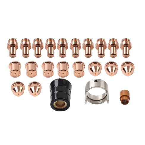 23 قطعة نصائح القطب قطع البلازما PD0088-12 فوهات الشعلة النحاس لقطع المشاعل CB70 60A in Saudi Arabia