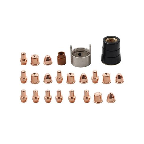 23 قطعة نصائح القطب قطع البلازما PD0088-12 فوهات الشعلة النحاس لقطع المشاعل CB70 60A in Saudi Arabia