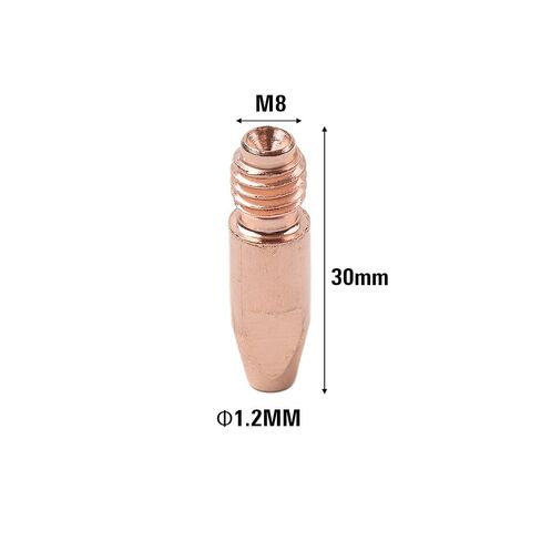 100Pc 1.2mmContact Tips Mig Welding Nozzle MIG Gun Accessory Gas Diffusers Tip Holders in Saudi Arabia