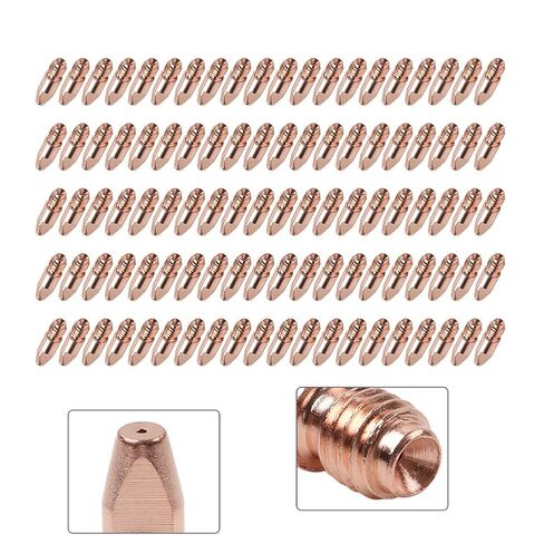 100Pc 1.2mmContact Tips Mig Welding Nozzle MIG Gun Accessory Gas Diffusers Tip Holders in Saudi Arabia