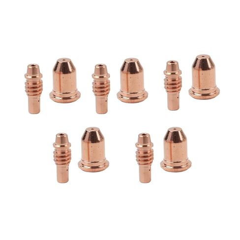 Plasma Torch Electrode Cutting Nozzle Tips Consumables Copper 10Pcs IPT65 in Saudi Arabia