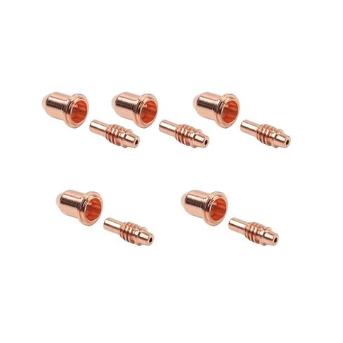 Plasma Torch Electrode Cutting Nozzle Tips Consumables Copper 10Pcs IPT65 in Saudi Arabia