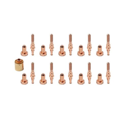 Plasma Nozzle Tips Cutting Torch Electrode Consumables Copper for SL60 SL100 9-8215 9-8277 9-8211 21Pcs in Saudi Arabia
