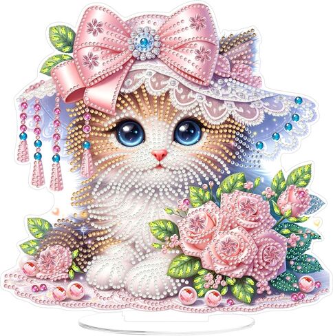 AeePics DIY Diamond Art Tabletop Kit for البالغين على شاطئ البالغين ، وأكريليك سطح المكتب Diamonds طقم طقم ، وقفا للرسوم الماسية للفنون (قناديل البحر) in Kuwait