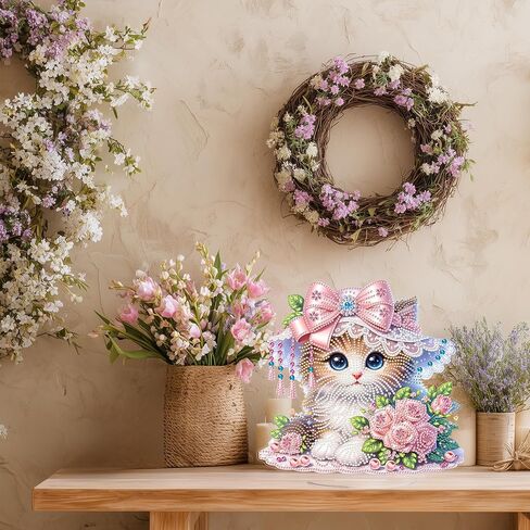 AeePics DIY Diamond Art Tabletop Kit for البالغين على شاطئ البالغين ، وأكريليك سطح المكتب Diamonds طقم طقم ، وقفا للرسوم الماسية للفنون (قناديل البحر) in Kuwait