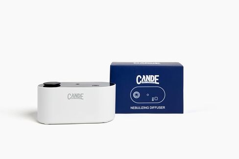 CE CRAFT Waterless Travel Diffuser Gift Set - Rechargeable Diffuser for Aromatherapy - Includes 3 Fragrance Oils - Fragrance Dispenser for Office and Home - Clean, White in Saudi Arabia
