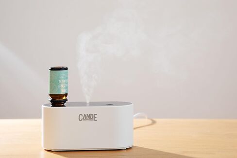CE CRAFT Waterless Travel Diffuser Gift Set - Rechargeable Diffuser for Aromatherapy - Includes 3 Fragrance Oils - Fragrance Dispenser for Office and Home - Clean, White in Saudi Arabia