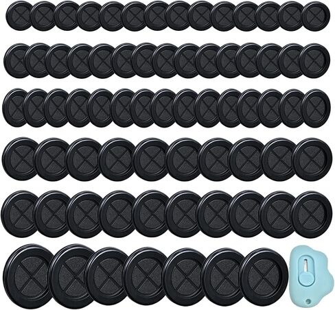 72 قطعة من مجموعات الحلقات المطاطية، 7 حلقات مطاطية للأسلاك، فتحة حماية مطاطية مستديرة مزدوجة الجوانب لحماية الأسلاك مع سكين، فتحة حفر 1-9/16 بوصة 1-1/2 بوصة 1-3/16 بوصة 1 بوصة 7/8 بوصة 13/16 بوصة 5/8 بوصة in Kuwait