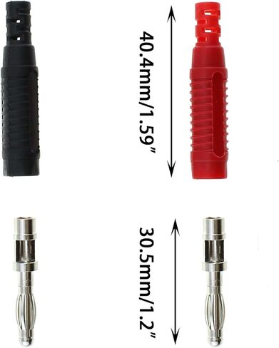 TAODAN 10 قطع 4 مم DIY موصل قابس الموز متعدد المتر اختبار محول الرصاص مناسب للاختبار الكهربائي والتطبيقات الإلكترونية in Saudi Arabia
