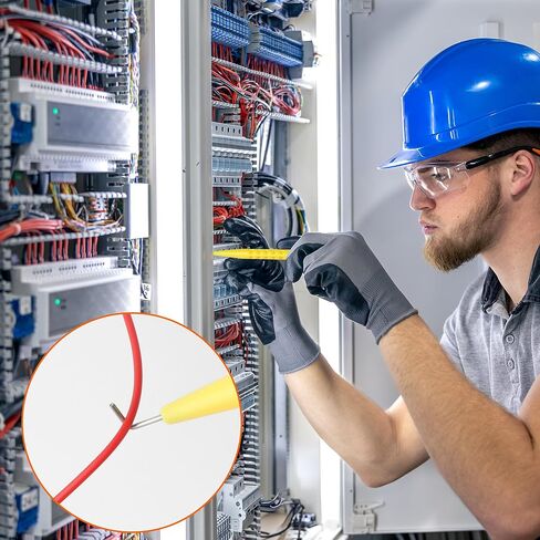 Starry 12 Pcs Probe Pick Spudger Tools Fiber Optic Probe Pick Tools Anti-Slip with L-Shaped Hook for Telecom Data Communication and Alarm Installers(Yellow) in Kuwait