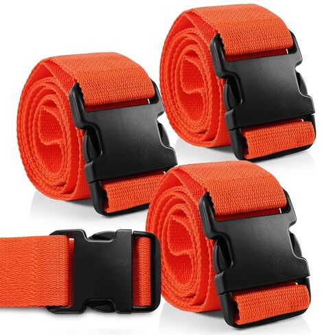 Primacare IR-5007 Unisex 2 Piece Restraint Strap with Swivel Speed Clip for Patients, Adults and Kids, Medical Waterproof Straps with Adjustable Locking for Easy Attachment, 9 Feet, Orange in Saudi Arabia