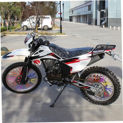 POPETPOP 72pcs Motorcycle Rims Covers Wraps for Motocross Dirt Bike Bicycles Easy Install Random Color in Saudi Arabia