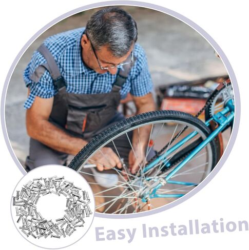 POPETPOP 100Pcs Bicycle Rim Caps for Mountain Road Bikes Durable Protective Covers Easy Installation for Folding Bikes Wire Cap in Saudi Arabia